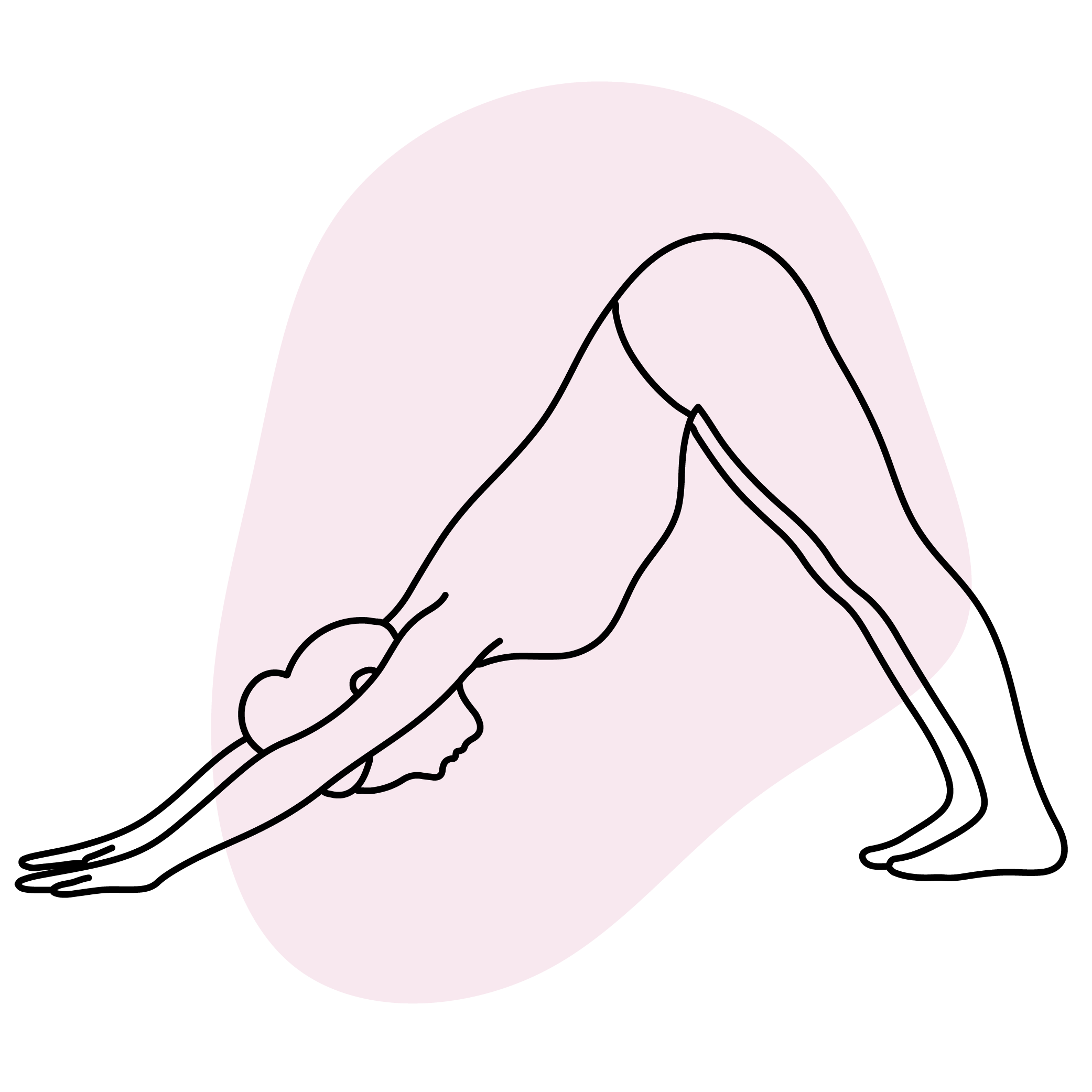 La posture de la pyramide