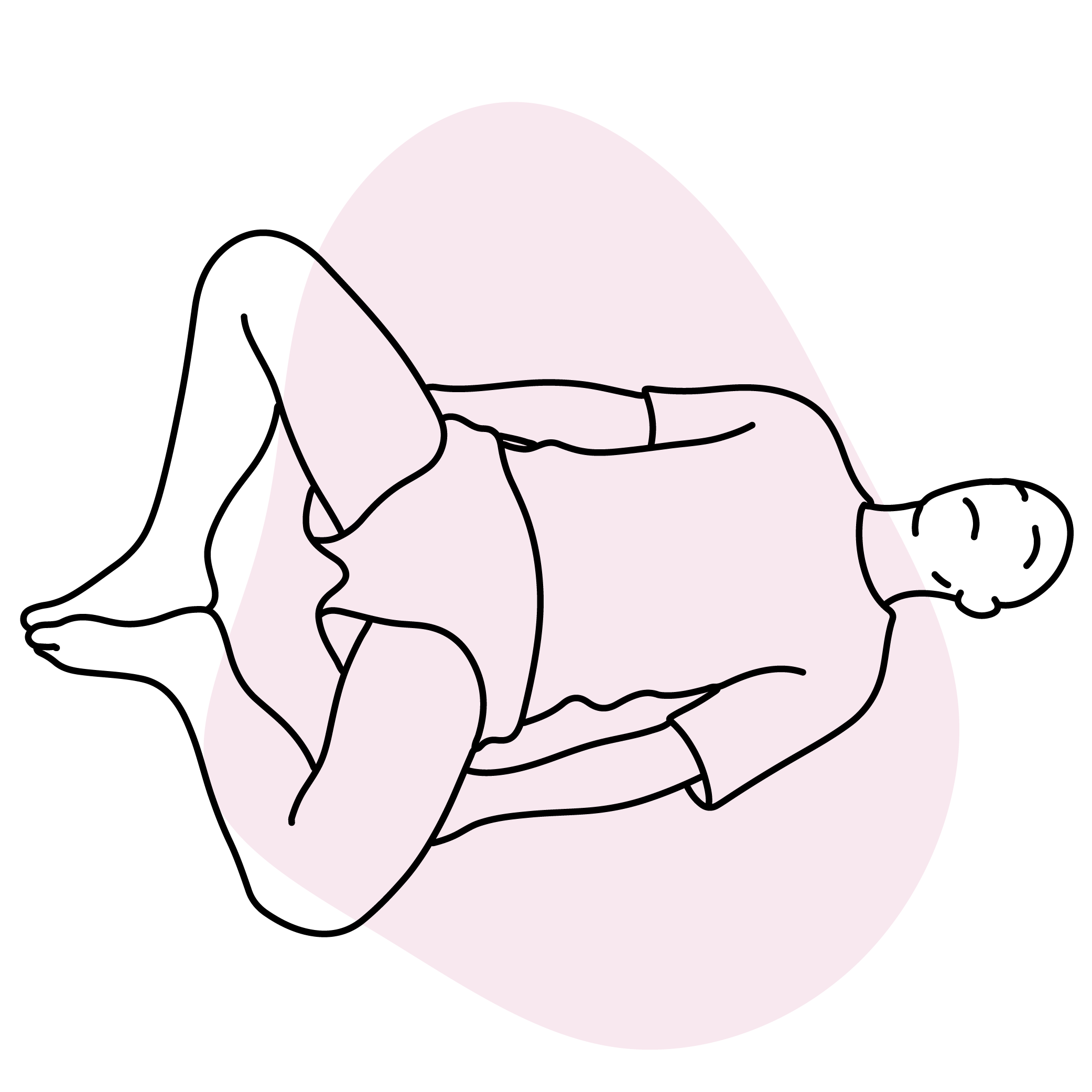 La posture de la grenouille